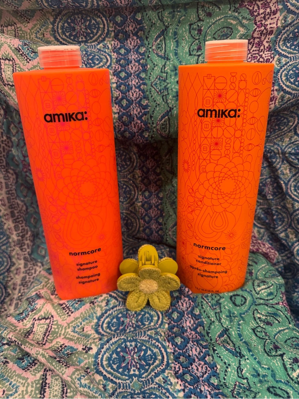 amika: normcore Signature Shampoo & Conditioner liter duo